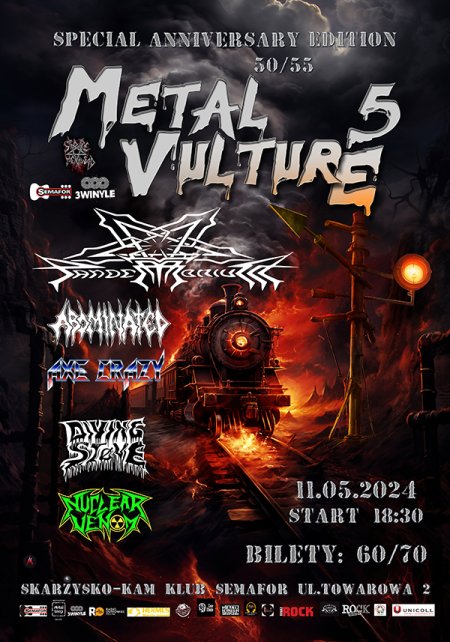 Metal Vulture 5 | Pandemonium, Diving Stove, Abominated, Axe Crazy, Nuclear Venom - koncert
