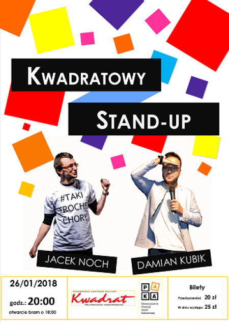 Kwadratowy Stand-up - Damian Kubik, Jacek Noch - stand-up