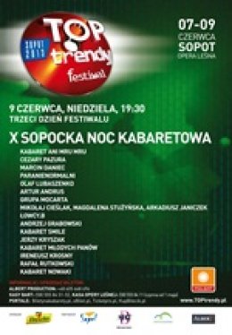 TOPtrendy 2013 - X Sopocka Noc Kabaretowa - kabaret