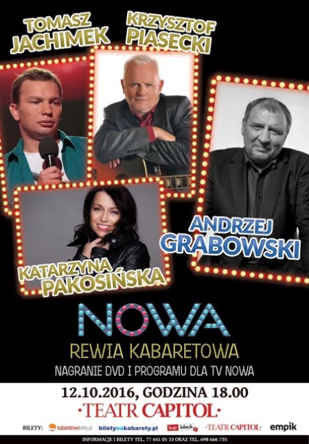 Nowa Rewia Kabaretowa - Pakosińska, Piasecki, Jachimek, Grabowski - kabaret