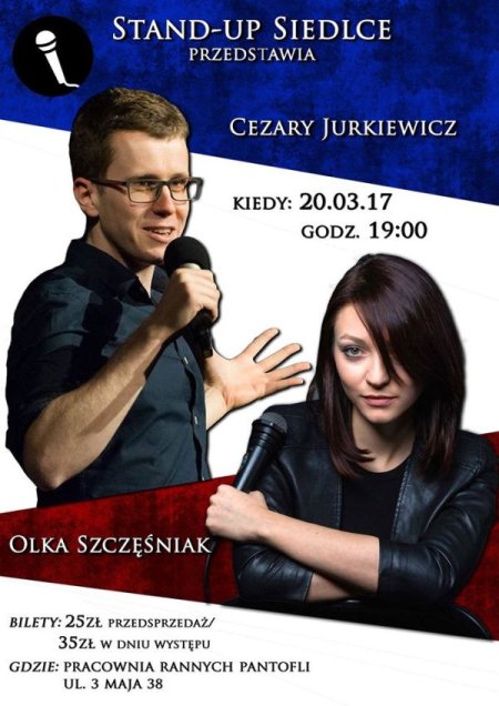 Stand-up No Limits: Czarek Jurkiewicz i Olka Szczęśniak - kabaret