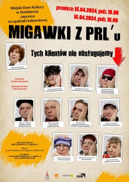 Spektakl teatralny "Migawki z PRL'u" - spektakl