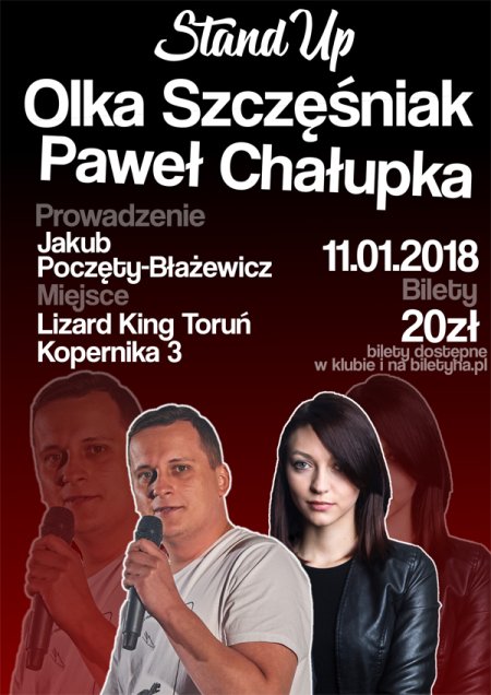 Stand-up: Paweł Chałupka & Olka Szczęśniak - stand-up