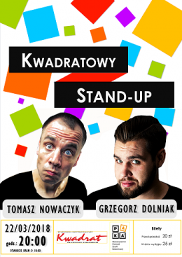 Kwadratowy Stand-up - Grzegorz Dolniak,Tomasz Nowaczyk - stand-up