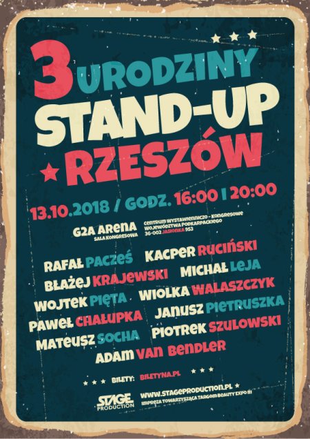 3 Urodziny Stand-up Rzeszów - stand-up