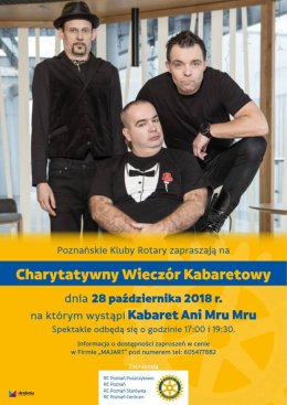 Kabaret Ani Mru Mru Charytatywny Wieczór Kabaretowy - kabaret