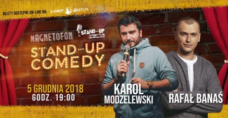 Stand-up No Limits w Łodzi | Karol Modzelewski, Rafał Banaś - stand-up
