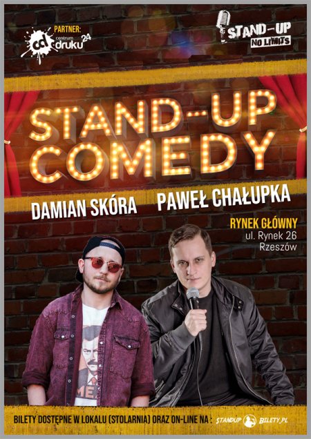 Stand-up No Limits: Paweł Chałupka, Damian Skóra - stand-up