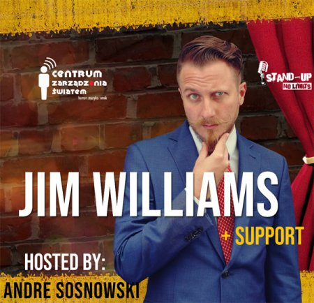 Jim Williams: English stand-up comedy | with support - stand-up