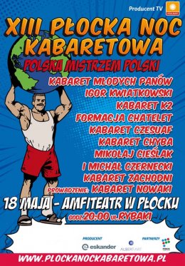 XIII Płocka Noc Kabaretowa 2019 - realizacja TV POLSAT - kabaret