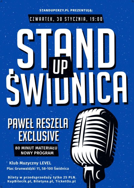 Stand-up Świdnica Level: Paweł Reszela Exclusive - stand-up