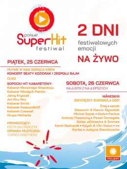 Polsat SuperHit Festiwal 2021 - Sopocki Hit Kabaretowy - festiwal
