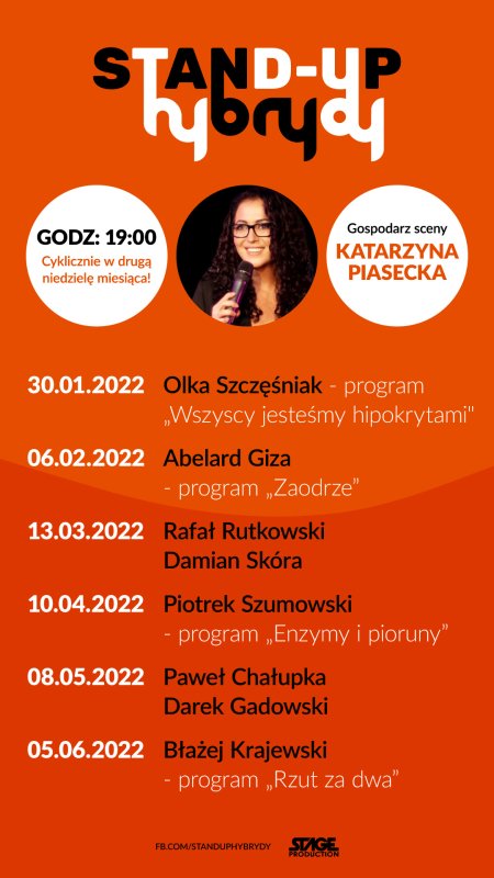 Stand-up Hybrydy - Piotrek Szumowski program "Enzymy i pioruny" - stand-up